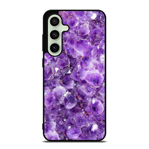 PURPLE CRYSTAL MARBLE PATTERN Samsung Galaxy S24 FE Case