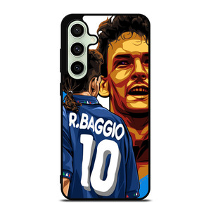 ROBERTO BAGGIO LEGEND ITALY ART Samsung Galaxy S24 FE Case