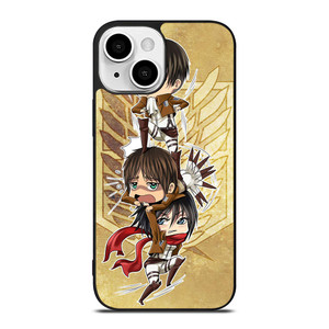 CHIBI ATTACK ON TITAN iPhone 13 Mini Case CHIBI ATTACK ON TITAN iPhone 13 Mini Case