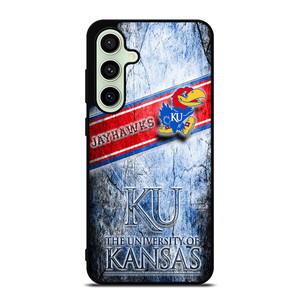 UNIVERSITY OF KANSAS JAYHAWKS LOGO Samsung Galaxy S24 FE Case