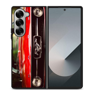 FORD MUSTANG LOGO Samsung Z Fold 6 Case FORD MUSTANG LOGO Samsung Z Fold 6 Case