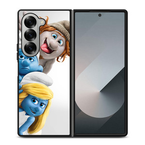 FUNNY MOVIE THE SMURF Samsung Z Fold 6 Case FUNNY MOVIE THE SMURF Samsung Z Fold 6 Case
