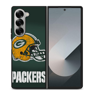 GREEN BAY PACKERS HELMET Samsung Z Fold 6 Case GREEN BAY PACKERS HELMET Samsung Z Fold 6 Case