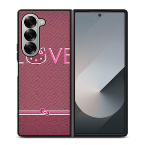 HELLO KITTY PINK LOVE 2 Samsung Z Fold 6 Case HELLO KITTY PINK LOVE 2 Samsung Z Fold 6 Case