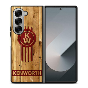 KENWORTH TRUCK LOGO WOODEN 2 Samsung Z Fold 6 Case KENWORTH TRUCK LOGO WOODEN 2 Samsung Z Fold 6 Case