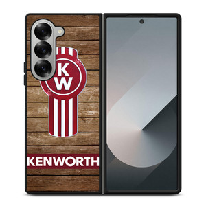 KENWORTH TRUCK LOGO WOODEN 4 Samsung Z Fold 6 Case