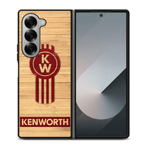 KENWORTH TRUCK LOGO WOODEN Samsung Z Fold 6 Case KENWORTH TRUCK LOGO WOODEN Samsung Z Fold 6 Case