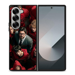 LA CASA DE PAPEL MONEY HEIST CHARACTERS Samsung Z Fold 6 Case