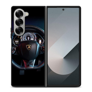 LAMBORGHINI STEERING WHEEL 3 Samsung Z Fold 6 Case