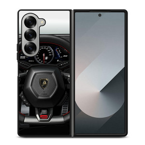 LAMBORGHINI STEERING WHEEL Samsung Z Fold 6 Case LAMBORGHINI STEERING WHEEL Samsung Z Fold 6 Case