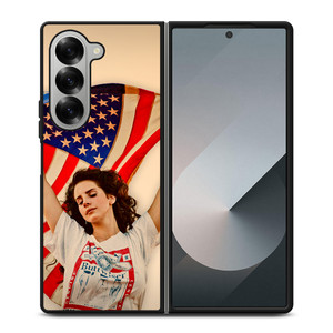 LANA DEL REY AMERICAN FLAG Samsung Z Fold 6 Case