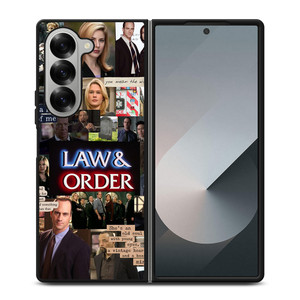 LAW AND ORDER COLLAGE Samsung Z Fold 6 Case LAW AND ORDER COLLAGE Samsung Z Fold 6 Case