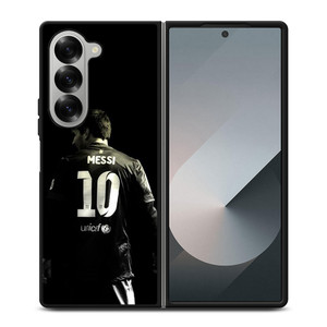 LIONEL MESSI BLACK AND WHITE Samsung Z Fold 6 Case