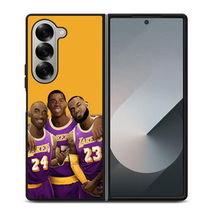 LOS ANGELES LAKERS PLAYERS Samsung Z Fold 6 Case LOS ANGELES LAKERS PLAYERS Samsung Z Fold 6 Case