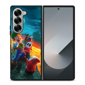 LUIGI THE SUPER MARIO BROS SCARED Samsung Z Fold 6 Case