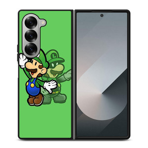 LUIGI THE SUPER MARIO BROS Samsung Z Fold 6 Case