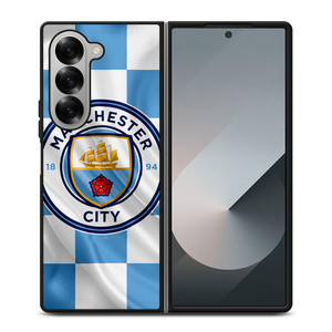 MANCHESTER CITY LOGO Samsung Z Fold 6 Case MANCHESTER CITY LOGO Samsung Z Fold 6 Case