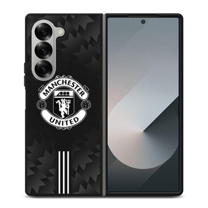 MANCHESTER UNITED BLACK Samsung Z Fold 6 Case