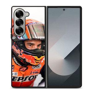 MARC MARQUEZ HELMET 3 Samsung Z Fold 6 Case MARC MARQUEZ HELMET 3 Samsung Z Fold 6 Case