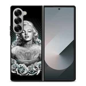 MARILYN MONROE WITH TATTOO Samsung Z Fold 6 Case MARILYN MONROE WITH TATTOO Samsung Z Fold 6 Case