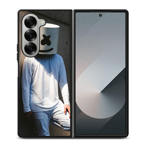 MARSHMELLO ALONE Samsung Z Fold 6 Case MARSHMELLO ALONE Samsung Z Fold 6 Case