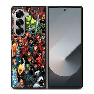 MARVEL COMICS CHARACTERS Samsung Z Fold 6 Case