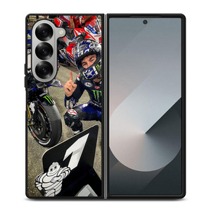 MAVERICK VINALES HELMET 2 Samsung Z Fold 6 Case