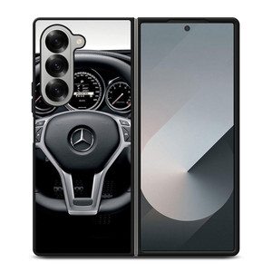 MERCEDES BENZ STEERING WHEEL Samsung Z Fold 6 Case