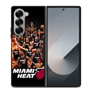 MIAMI HEAT TEAM Samsung Z Fold 6 Case MIAMI HEAT TEAM Samsung Z Fold 6 Case