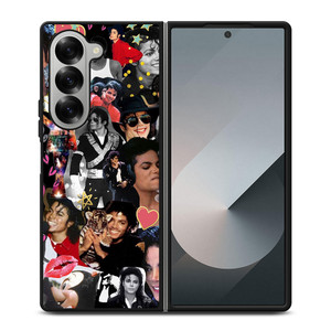 MICHAEL JACKSON COLLAGE Samsung Z Fold 6 Case