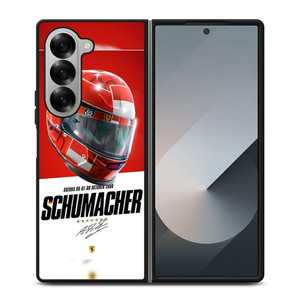 MICHAEL SCHUMACHER HELMET 2 Samsung Z Fold 6 Case