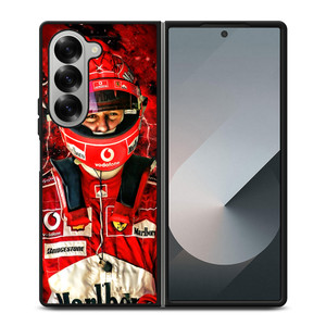 MICHAEL SCHUMACHER HELMET Samsung Z Fold 6 Case