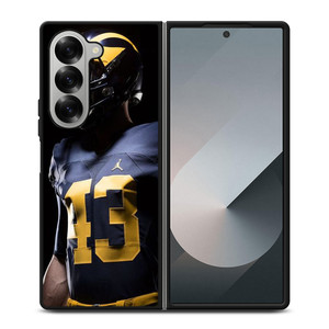 MICHIGAN WOLVERINES FOOTBALL 2 Samsung Z Fold 6 Case MICHIGAN WOLVERINES FOOTBALL 2 Samsung Z Fold 6 Case