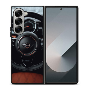 MINI COOPER STEERING WHEEL Samsung Z Fold 6 Case