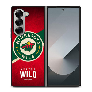 MINNESOTA WILD LOGO 2 Samsung Z Fold 6 Case