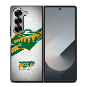 MINNESOTA WILD LOGO 3 Samsung Z Fold 6 Case