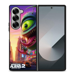 MONSTER VS ALIENS FUNNY CARTOON Samsung Z Fold 6 Case