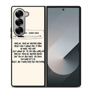 MORGAN WALLEN LYRIC Samsung Z Fold 6 Case