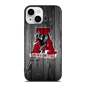 ALABAMA CRIMSON TIDE WOODEN iPhone 13 Mini Case ALABAMA CRIMSON TIDE WOODEN iPhone 13 Mini Case