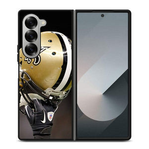 NEW ORLEANS SAINTS HELMET Samsung Z Fold 6 Case