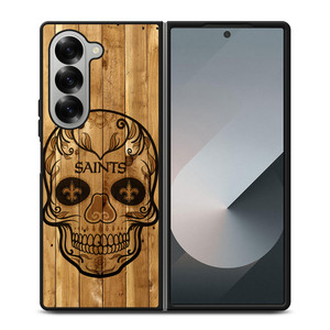 NEW ORLEANS SAINTS SKULL 3 Samsung Z Fold 6 Case