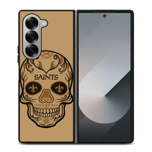 NEW ORLEANS SAINTS SKULL Samsung Z Fold 6 Case NEW ORLEANS SAINTS SKULL Samsung Z Fold 6 Case
