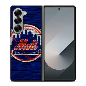 NEW YORK METS LOGO 3 Samsung Z Fold 6 Case
