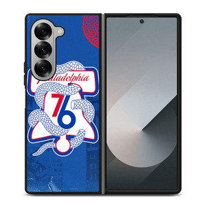 PHILADELPHIA 76ERS LOGO Samsung Z Fold 6 Case PHILADELPHIA 76ERS LOGO Samsung Z Fold 6 Case