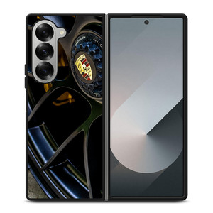 PORSCHE CAR WHEEL 2 Samsung Z Fold 6 Case