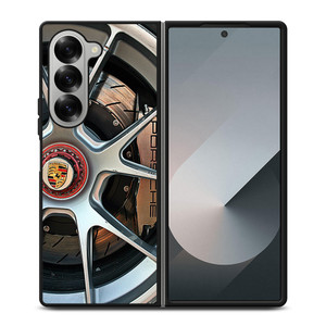 PORSCHE CAR WHEEL 4 Samsung Z Fold 6 Case PORSCHE CAR WHEEL 4 Samsung Z Fold 6 Case
