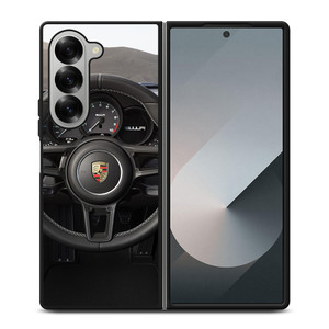 PORSCHE STEERING WHEEL 2 Samsung Z Fold 6 Case PORSCHE STEERING WHEEL 2 Samsung Z Fold 6 Case