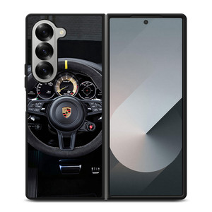 PORSCHE STEERING WHEEL Samsung Z Fold 6 Case PORSCHE STEERING WHEEL Samsung Z Fold 6 Case