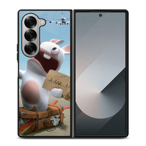 RABBIDS INVASION CUTE ACT Samsung Z Fold 6 Case