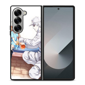 RED BLOOD CELLS AT WORK Samsung Z Fold 6 Case RED BLOOD CELLS AT WORK Samsung Z Fold 6 Case